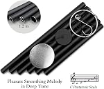 ASTARIN Large Wind Chimes Outdoor Deep Tone,45Inch Sympathy Wind Chimes with 6 Tubes Tuned Relaxing Melody,Memorial Wind Chimes Large for Mom,Garden Decor,Black