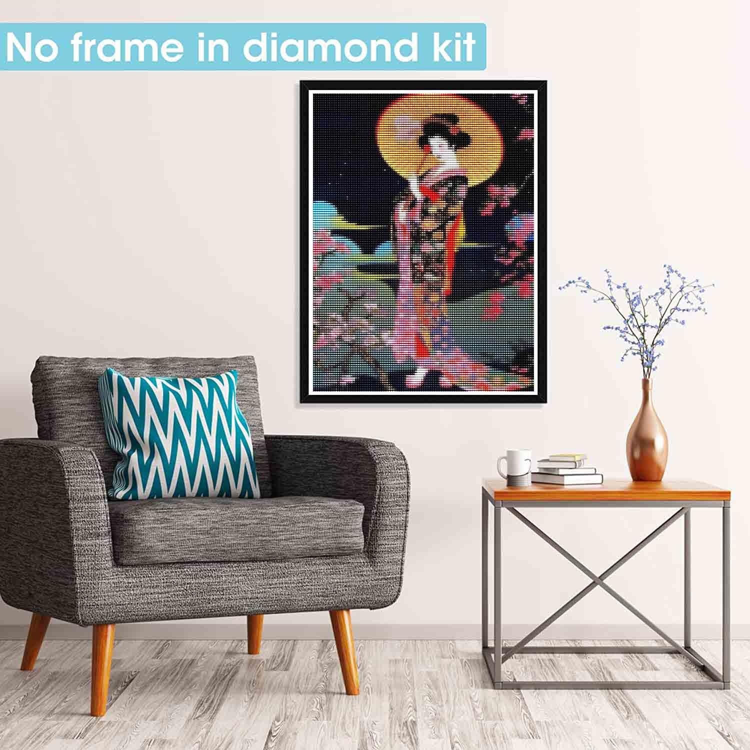 Pavemlo DIY 5D Diamond Painting Kits Femme D'Opéra, Diamant