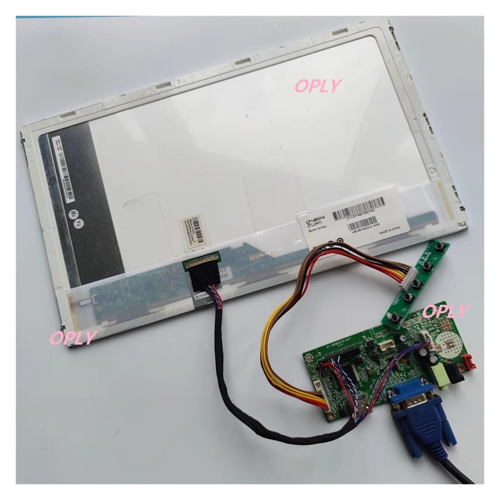 Kit for LTN116AT01-A01 LTN116AT07-301 LTN116AT07-401 11,6 "1366X768 Placa Controladora 58C Compatible con HDMI Panel VGA De 40 Pines, Reemplazo for Ordenador Portátil(LTN116AT07-301)