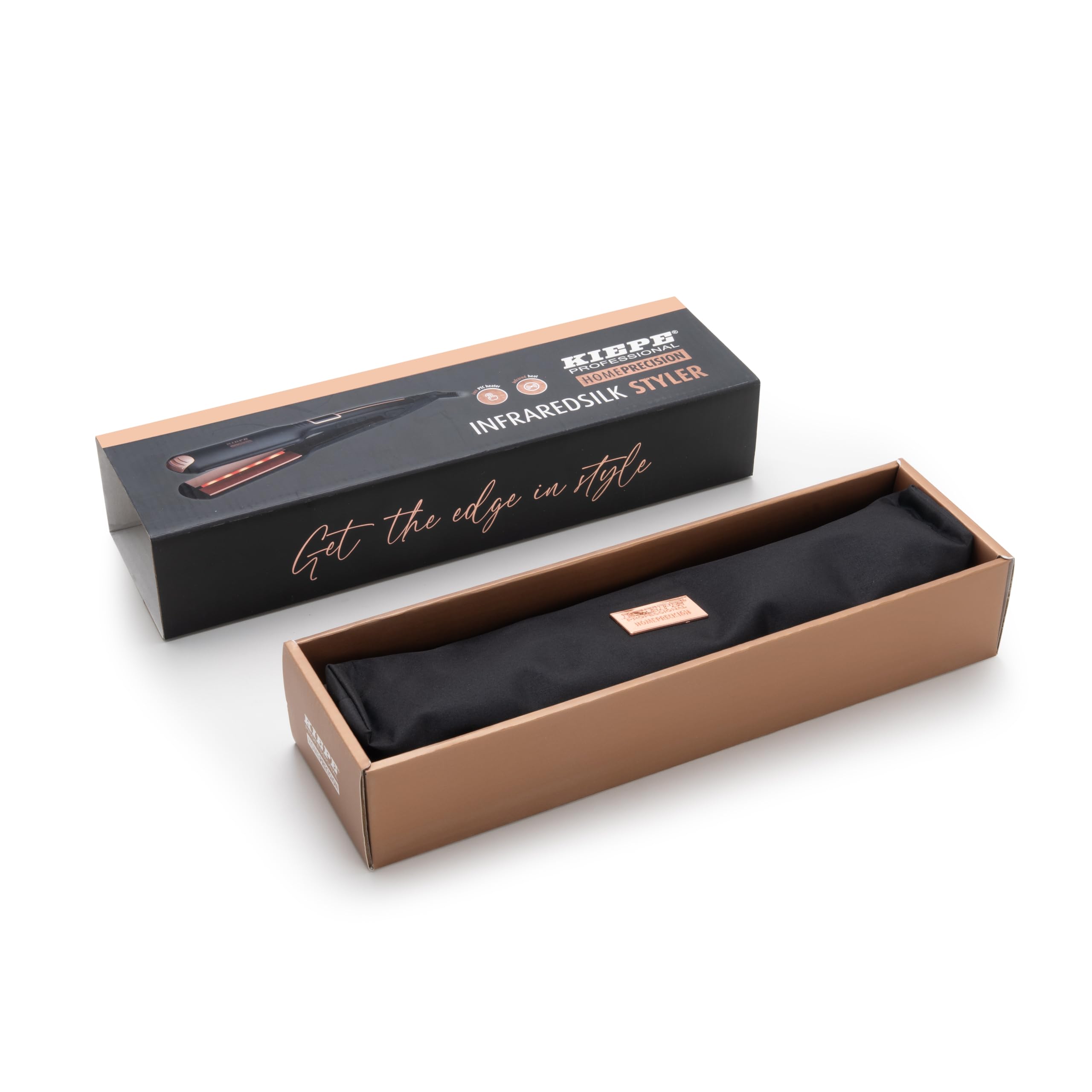 Kiepe 8293 Home Precision Infraredsilk Styler – Styler per capelli in ceramica a infrarossi per una levigatura delicata, risultati lucidi e controllo della temperatura – Riscaldamento PTC veloce