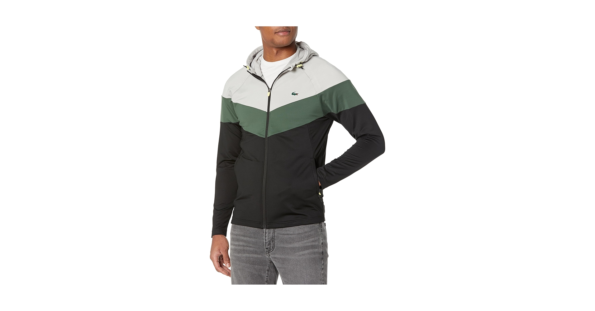 【maisoncelon】side tuck sweat top Sport-Tek Raglan Colorblock Pullover Hooded Sweatshirt