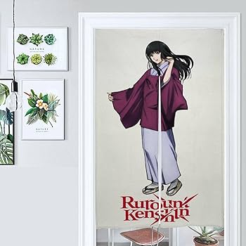 Amazon｜るろうに剣心明治剣客浪漫譚のれん アニメ 目隠し