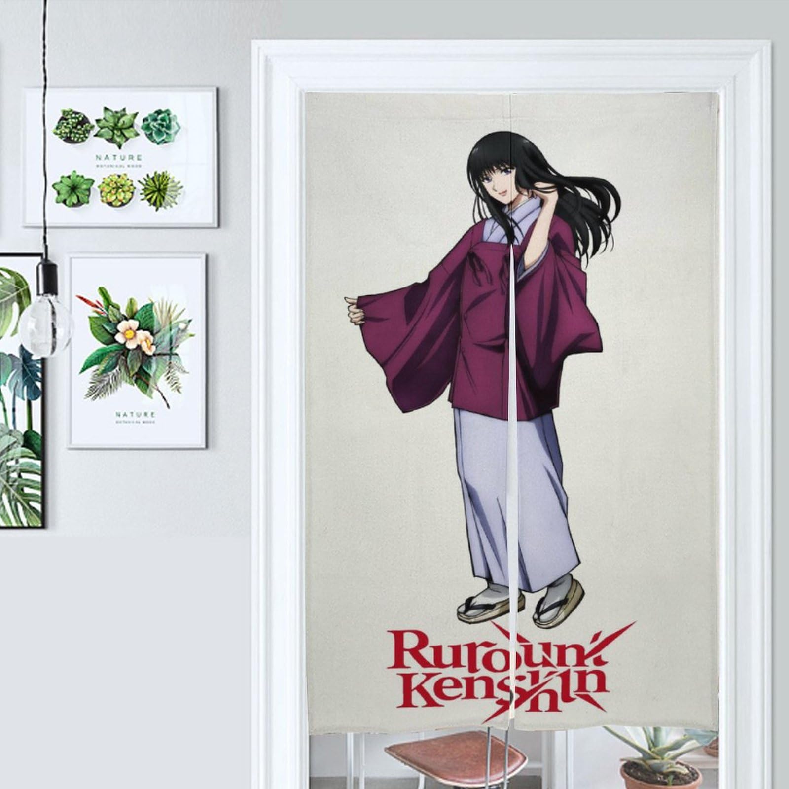 Amazon｜るろうに剣心明治剣客浪漫譚のれん アニメ 目隠し 間仕切り