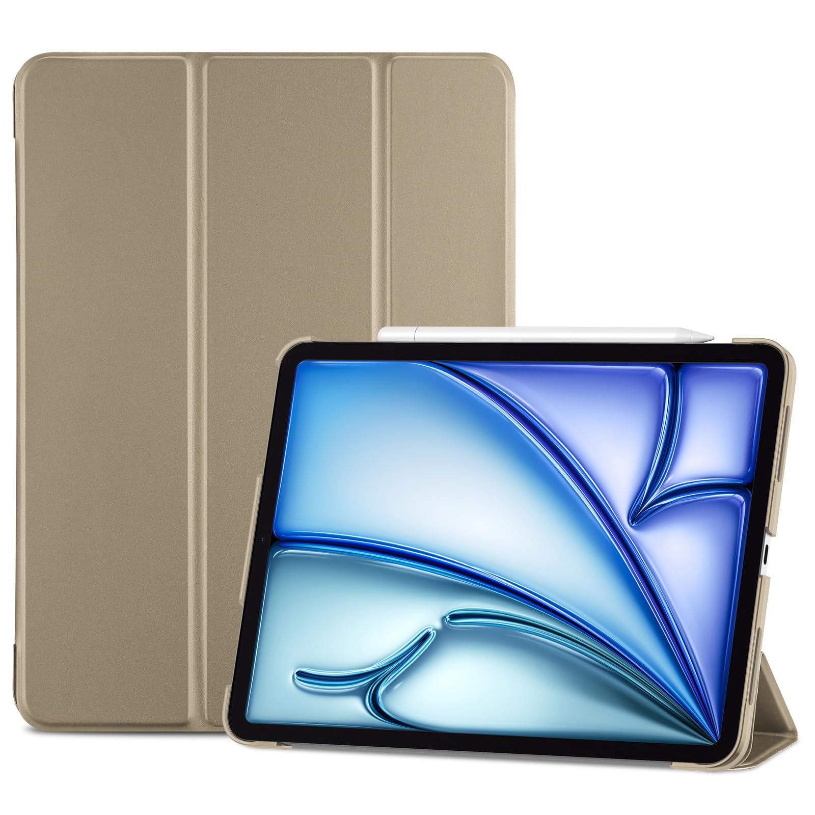 【極美品ケース付】iPad Air 11インチ 256GB スターライト Amazon.com: ProCase Smart Case for iPad Air 11-inch M4 (2026, 8th