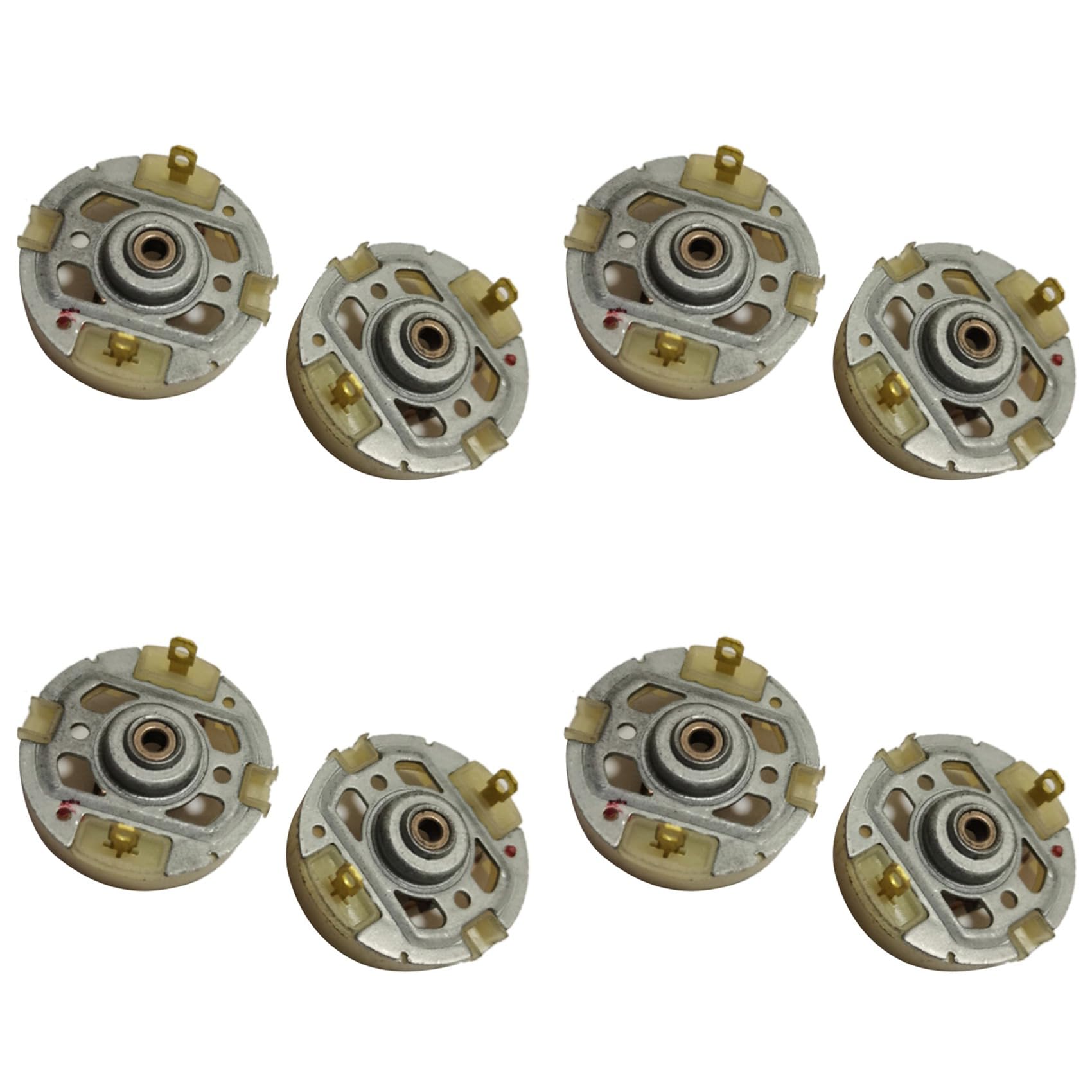 Ctrlzs 8Pcs Rs550 Motor Motor With Copper Brush Charging Drill Electric Screwdriver Brush Holder