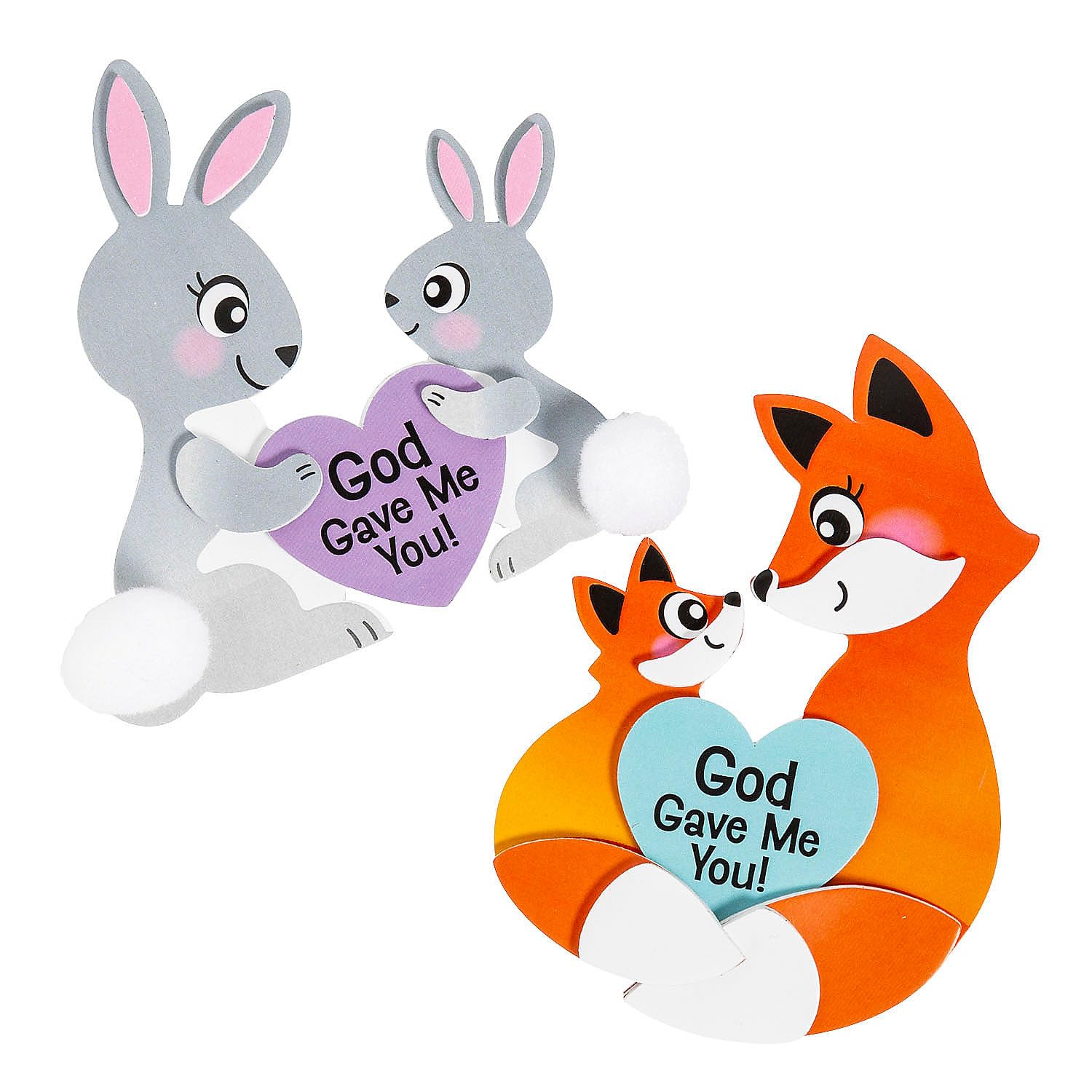 Fun Express Religious Mother’s Day Magnet Craft Kit - 12 Pc