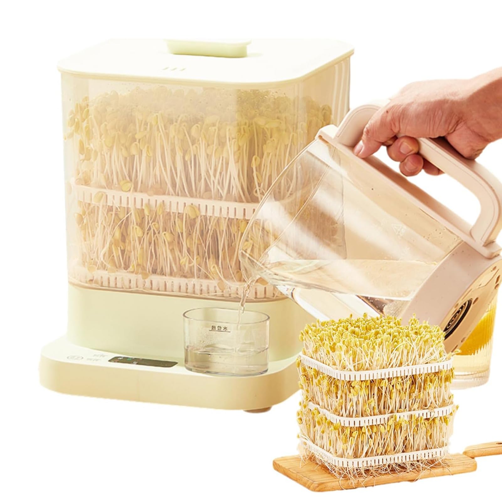 Kits de germinación de Semillas de Gran Capacidad, máquina Inteligente automática para germinar Semillas de Soja, máquina Inteligente para germinar Semillas