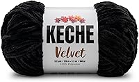 Vista 35 de Keche Hilo de terciopelo para ganchillo, manta de felpilla suave, voluminosa, hilo amigurumi, 3.53 oz (132 yardas), color menta