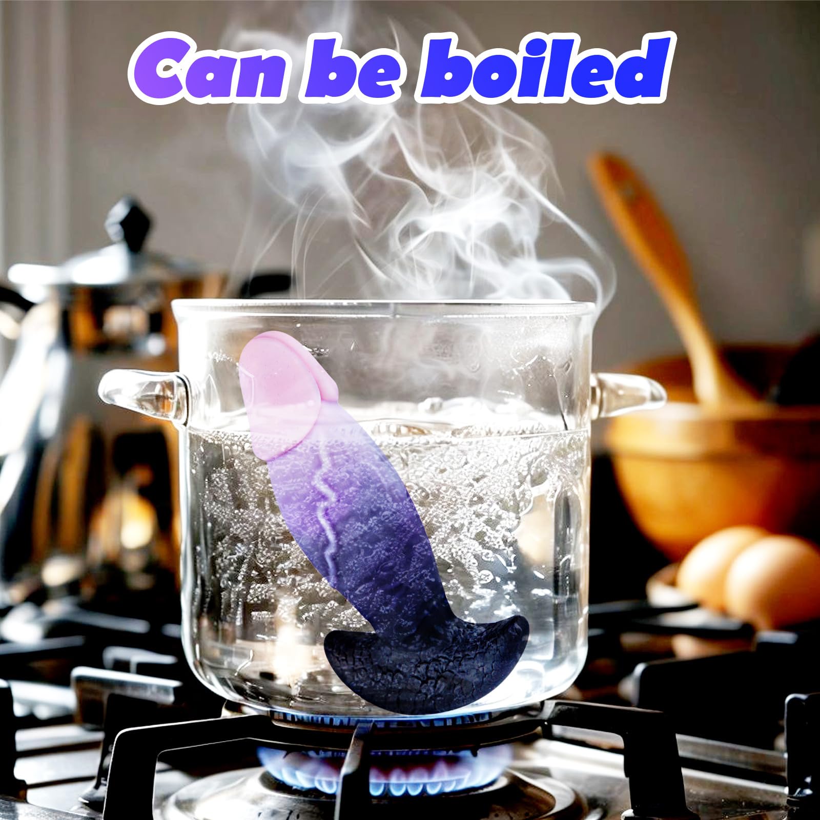 7" Soft Silicone Realistic Large Thick Dildo Butt Plug, Wearable Fantasy onster XL Anal Plug for Advanced, Realistic Thick Anal Trainer, Lifelike Glans Monster Horse Dildo Sex Toys for Men Women