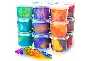 Sparkling Galaxy Slime - 24 Pack Party Favors for 5-12 Year Olds