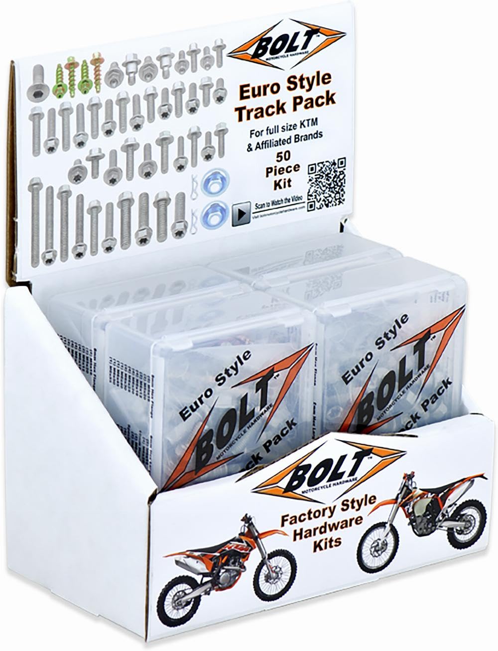 Bolt Euro Style Track Pack II – Display mit 6 Packungen (EU, 2004–2006)