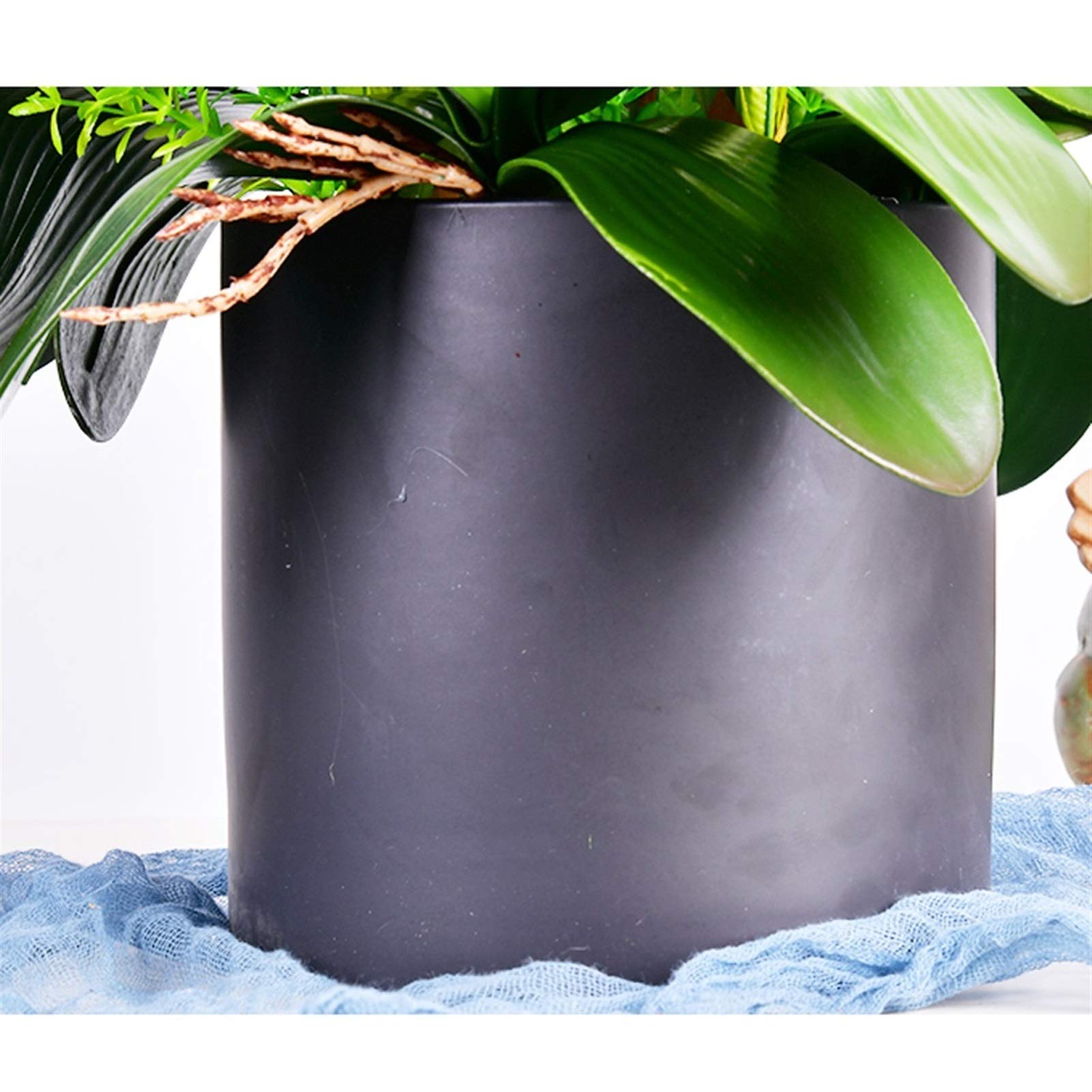 Sztuczny Kwiat W Doniczce, Sztuczne Kwiaty W Wazonie, Storczyk Phalaenopsis, Sztuczne Kwiaty W Wazonie, Ozdoby Stołu W Jadalni, Wystrój Salonu, Biało-Różowa Szt(Różowy)