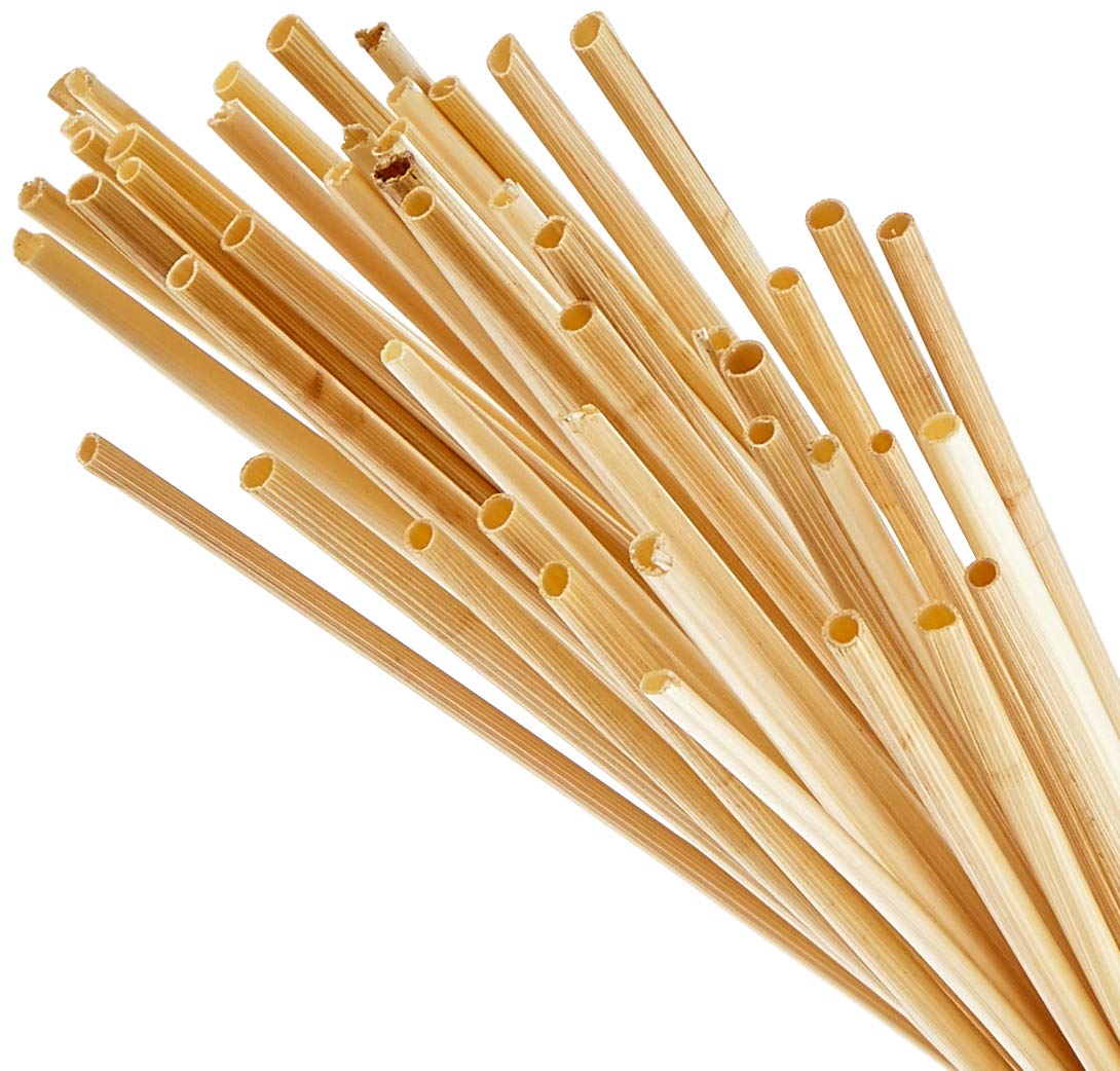 Knorr Prandell Lot de 2 pailles en MDF 22 cm Naturel Clair