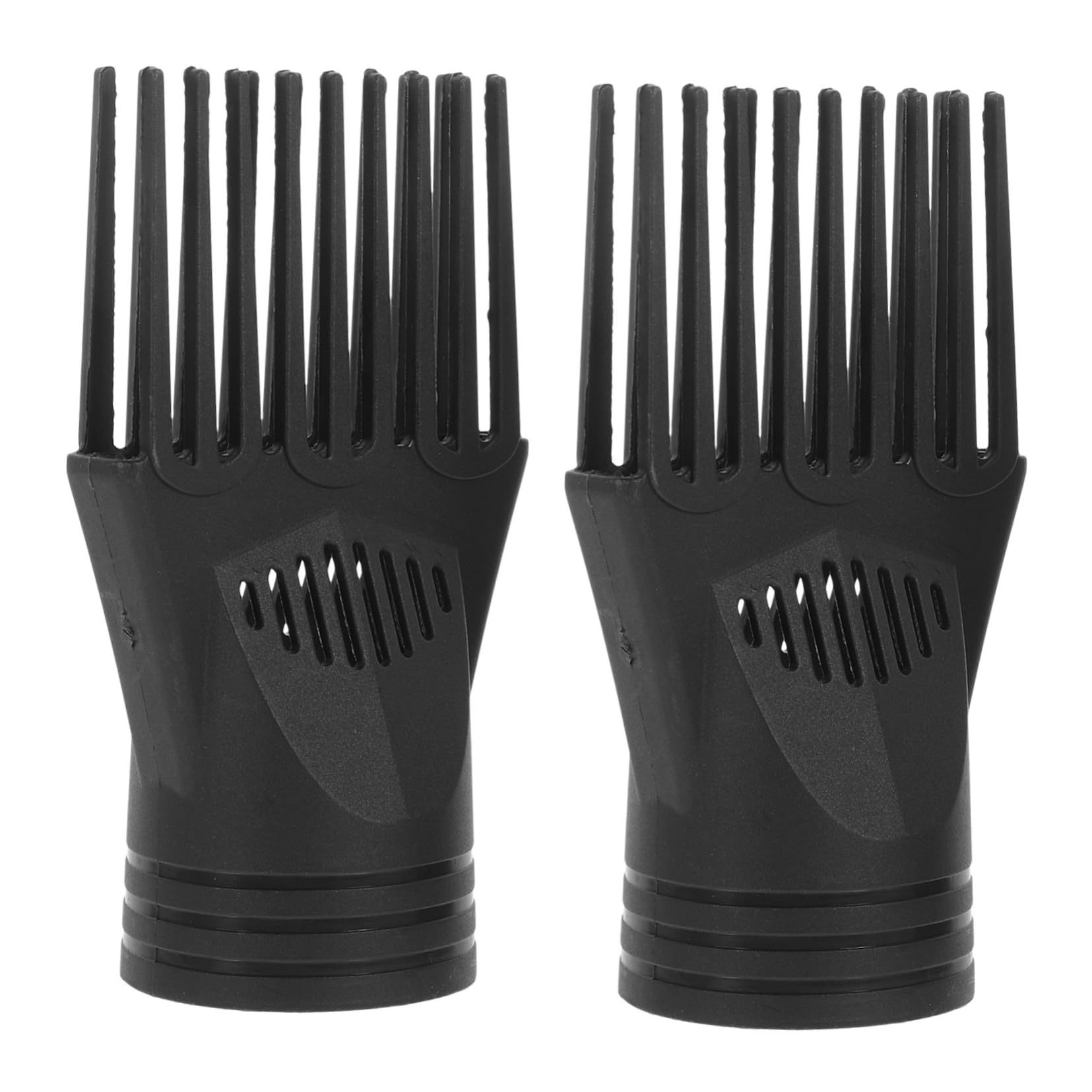 Healeved Lot de 2 sabots de sèche-cheveux compatibles avec la plupart des modèles de sèche-cheveux - Buse d'air pour une répartition uniforme de la chaleur et un séchage rapide pour des cheveux lisses