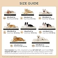 Vista 7 de Bedsure - Cama ortopédica extragrande para perros, con funda extraíble lavable, tapete de espuma con forma de huevera para jaula de mascota, apta