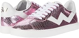 India Pink Mini Print Metallic Snake