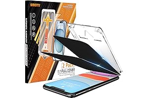 SIBEITU Dark Screen Protector for iPhone 11/XR: Experience Elite Privacy with our...
