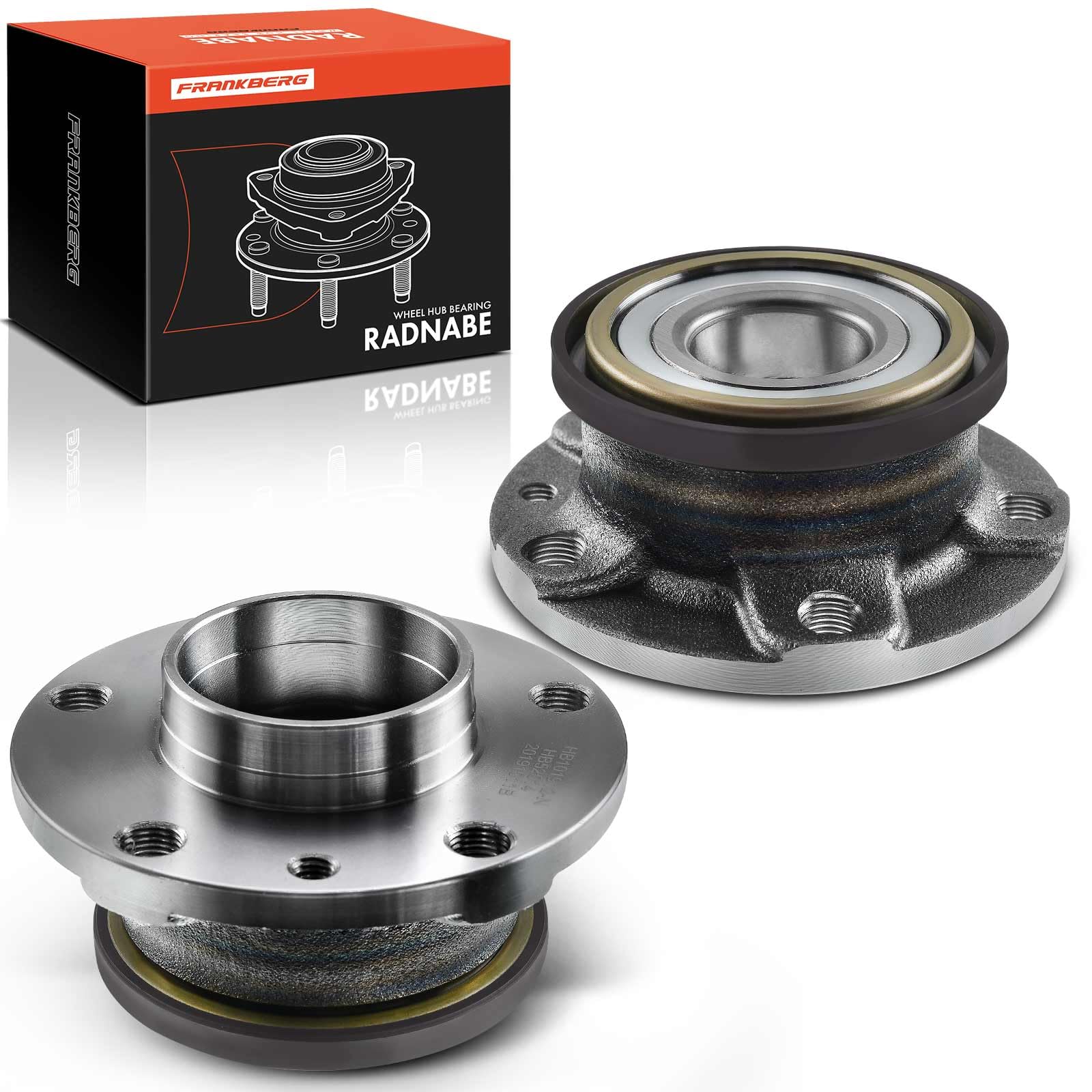 Frankberg 2x Kit de rodamientos de ruedas sin Cojinete de rueda Eje trasero Compatible con 147 GT 937 156 932 1997-2004 60652014