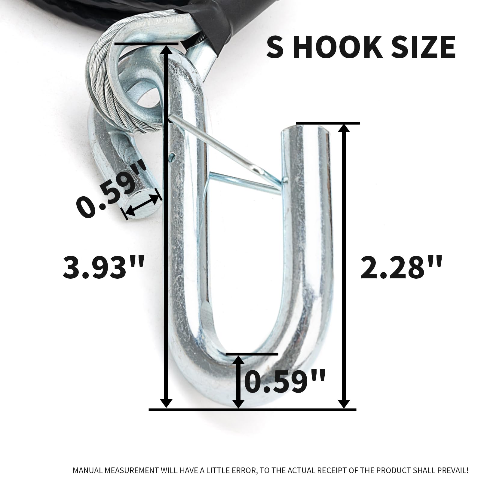 Amazon.co.jp: VODCACA BX88196 安全ケーブルキット S字フック