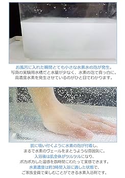 Hydro　SPA　２ｙ（お手軽水素風呂　家庭用入浴用品） spha-h2_03.jpg