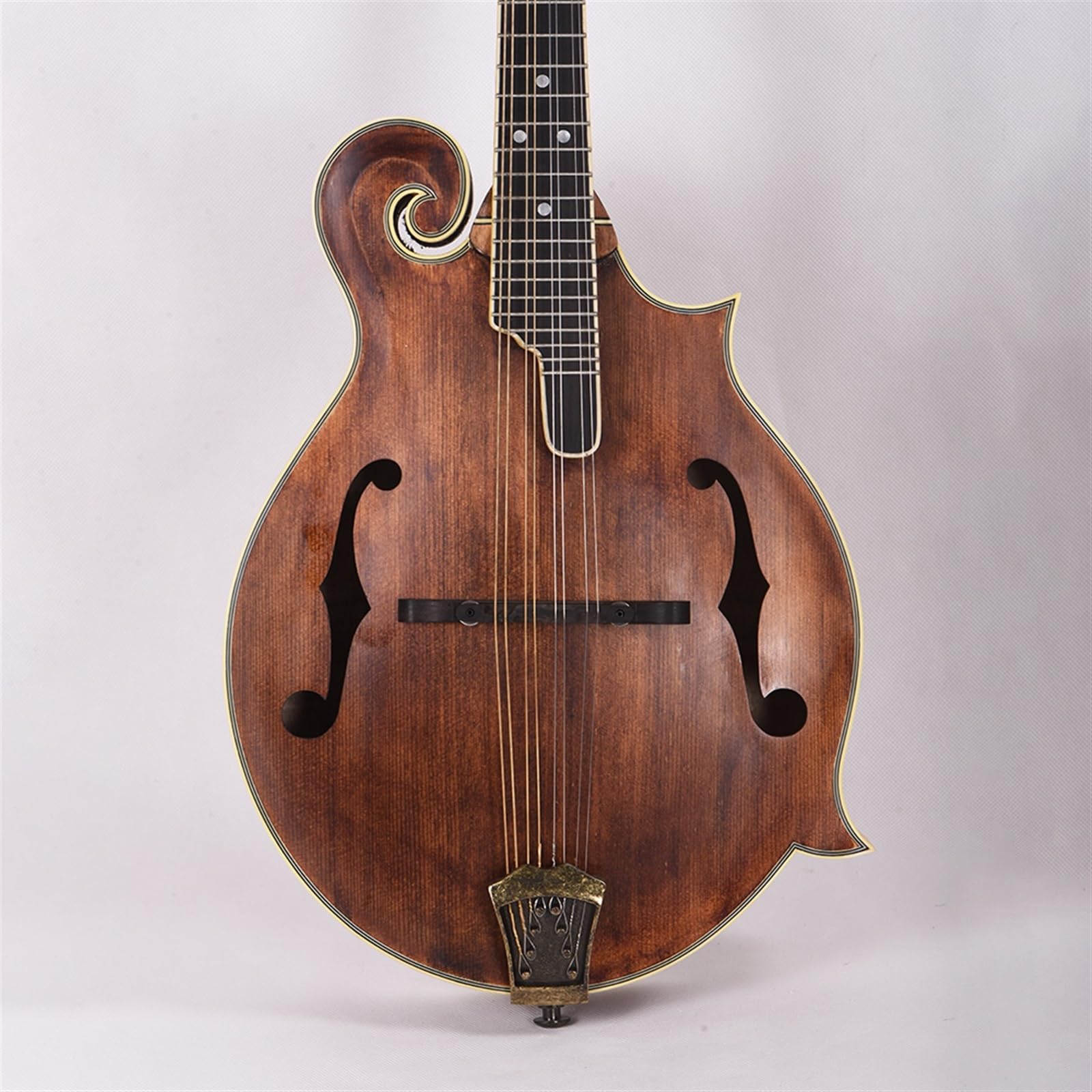 Generic Mandolin Instrument Mandolin Vintage Pure Handmade All Solid Wood Mandolin - Image 3