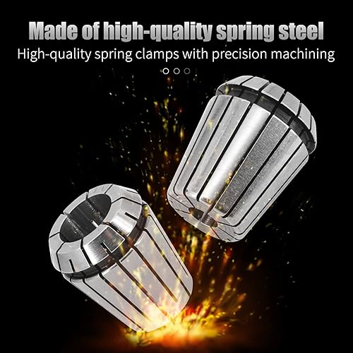 Miniatura 8 de KIPA Juego de 13 pinzas de resorte ER32 116" 18" 316" 732" 14" 516" 38" 716" 12" 916" 58" 1116" 34" CNC Super precisión para herramientas de torno