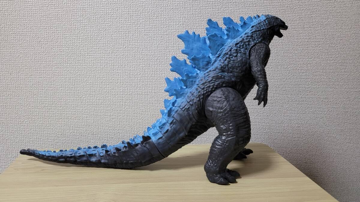 Amazon.co.jp: ド迫力 28cmx41cm GODZILLA 背びれブルーVer. THE NEW 