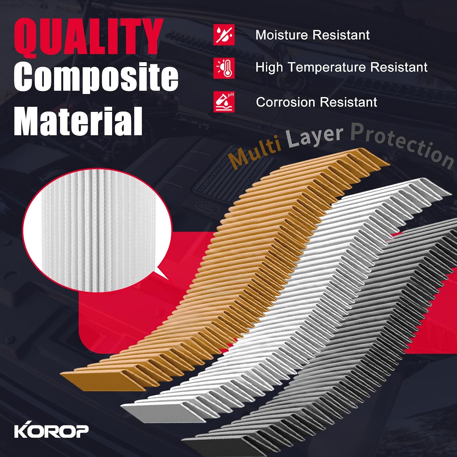 Engine Oil Filter Replaces# LR011279 AJ812351 C2D3670 XR858593, Fits for R-angeRover Land Rover Discovery LR4 Fits for Jaguar F-Pace F-Type XE XF XFR XFR-S XJ XJR XK XKR XKR-S