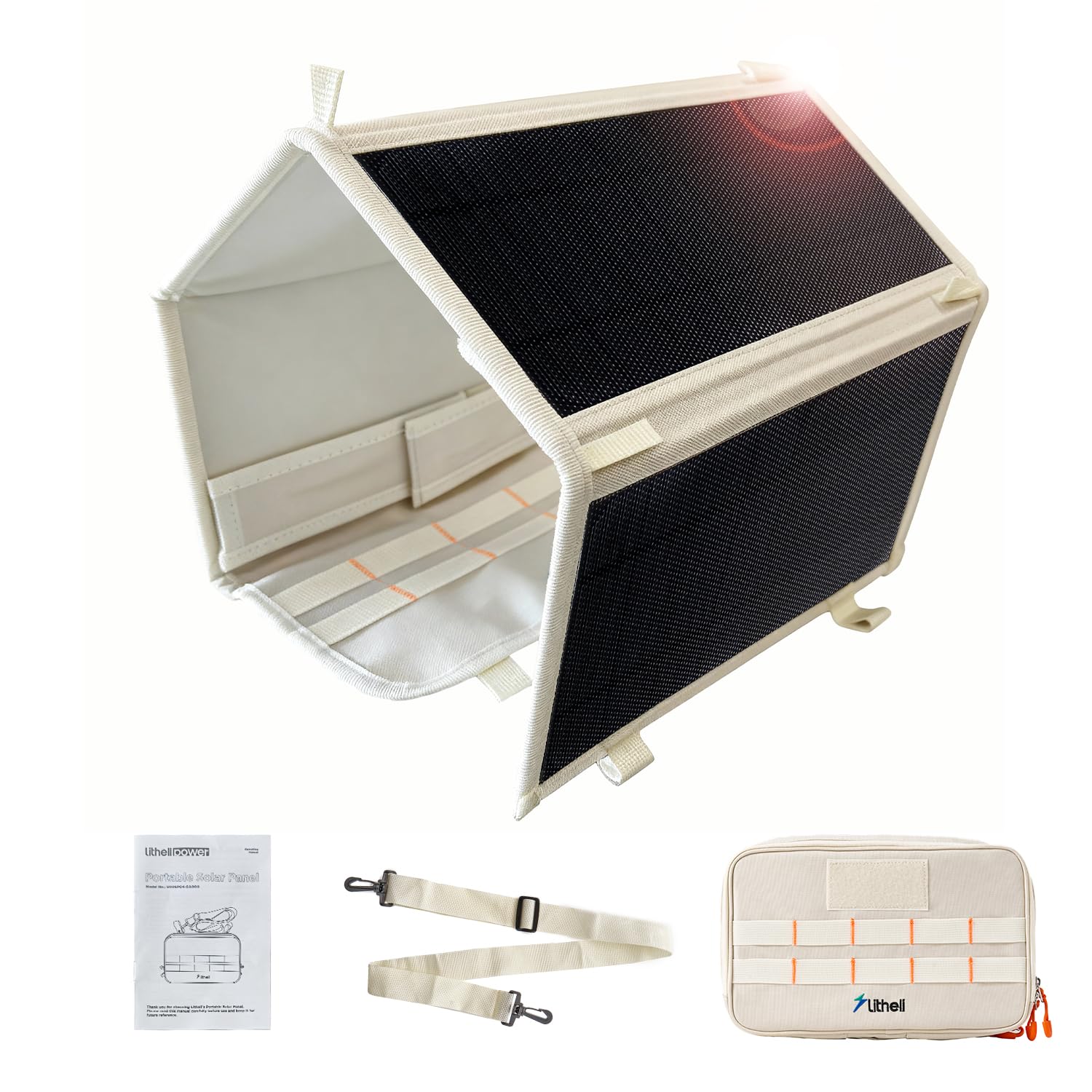 Litheli 24W Portable Solar Panel Charger, Foldout Mini Solar Panel for Camping, Hiking & Window Use, IP54 Waterproof, Dual USB-C/USB-A 5V/3A, Foldable Solar Charger for Phone, Camera & Power Bank Litheli 24W Portable Solar Panel Charger, Foldout Mini Solar Panel for Camping, Hiking & Window Use, IP54 Waterproof, Dual USB-C/USB-A 5V/3A, Foldable Solar Charger for Phone, Camera & Power Bank