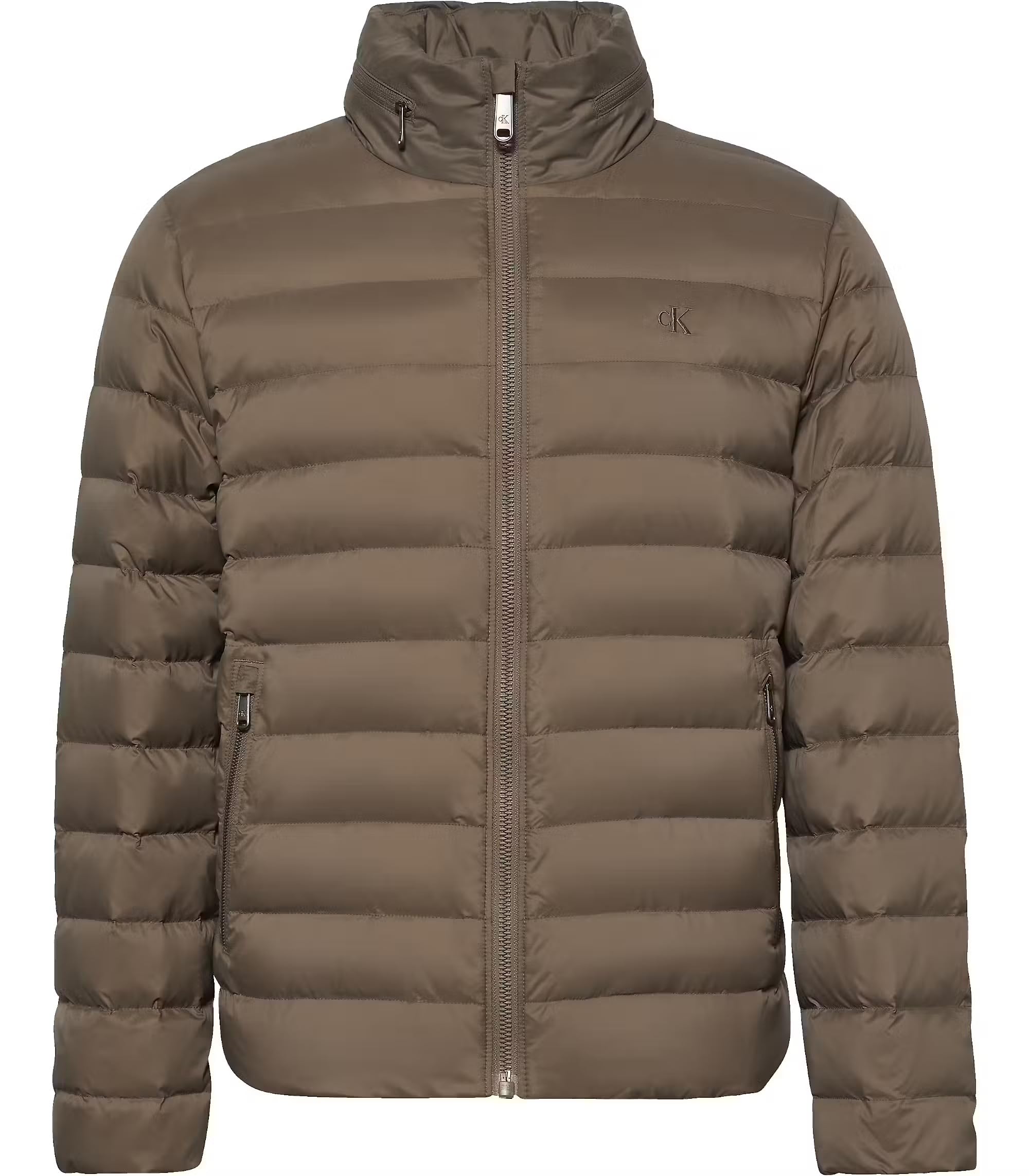 Erkek Ceket Ls Nylon Lt Wt Hooded Fz Puffer