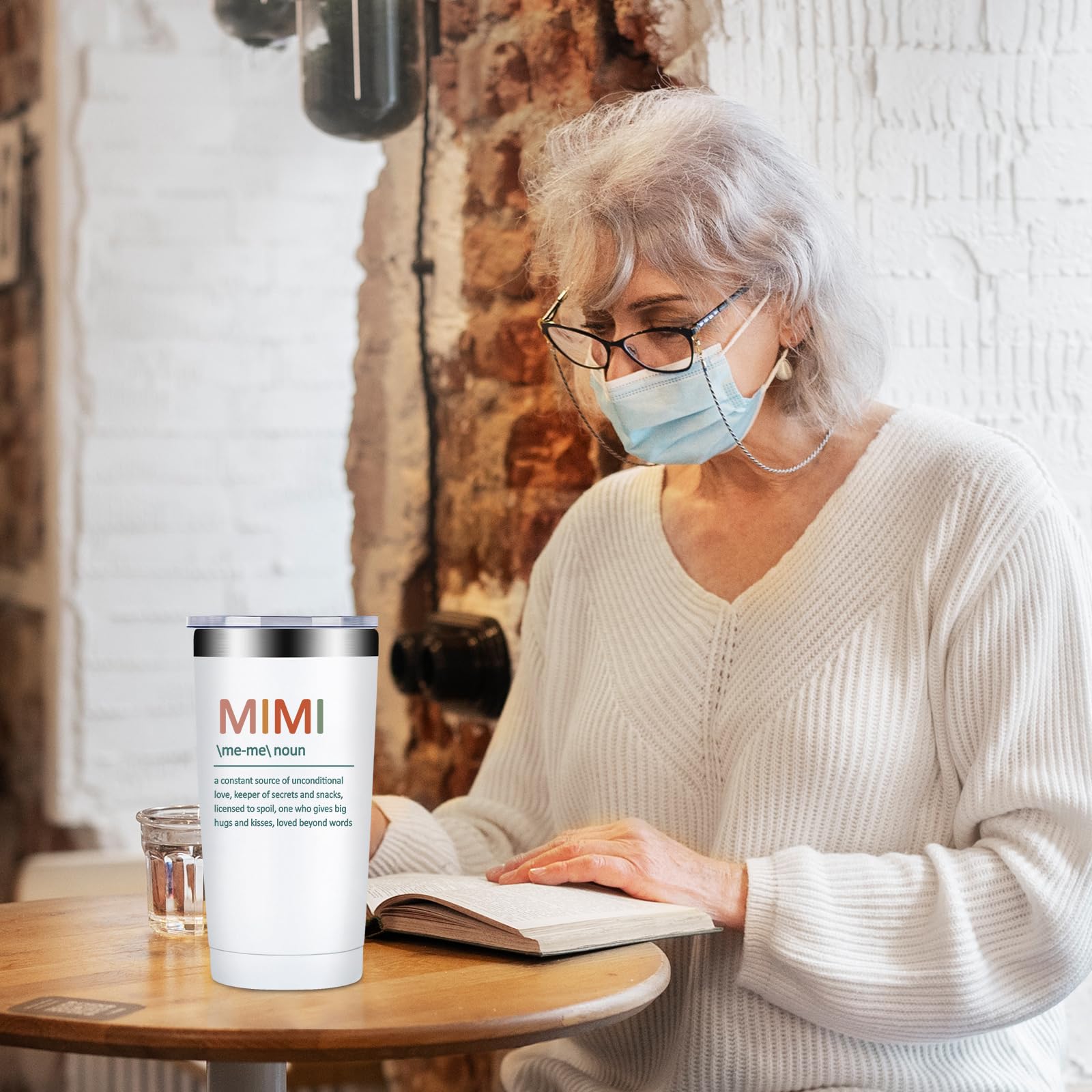 Fufandi Mimi Gifts, Best Mimi Ever - Mothers Day Christmas Birthday Gifts for Mimis, Grandma, Grandmother, New Nana - Tumbler Cup