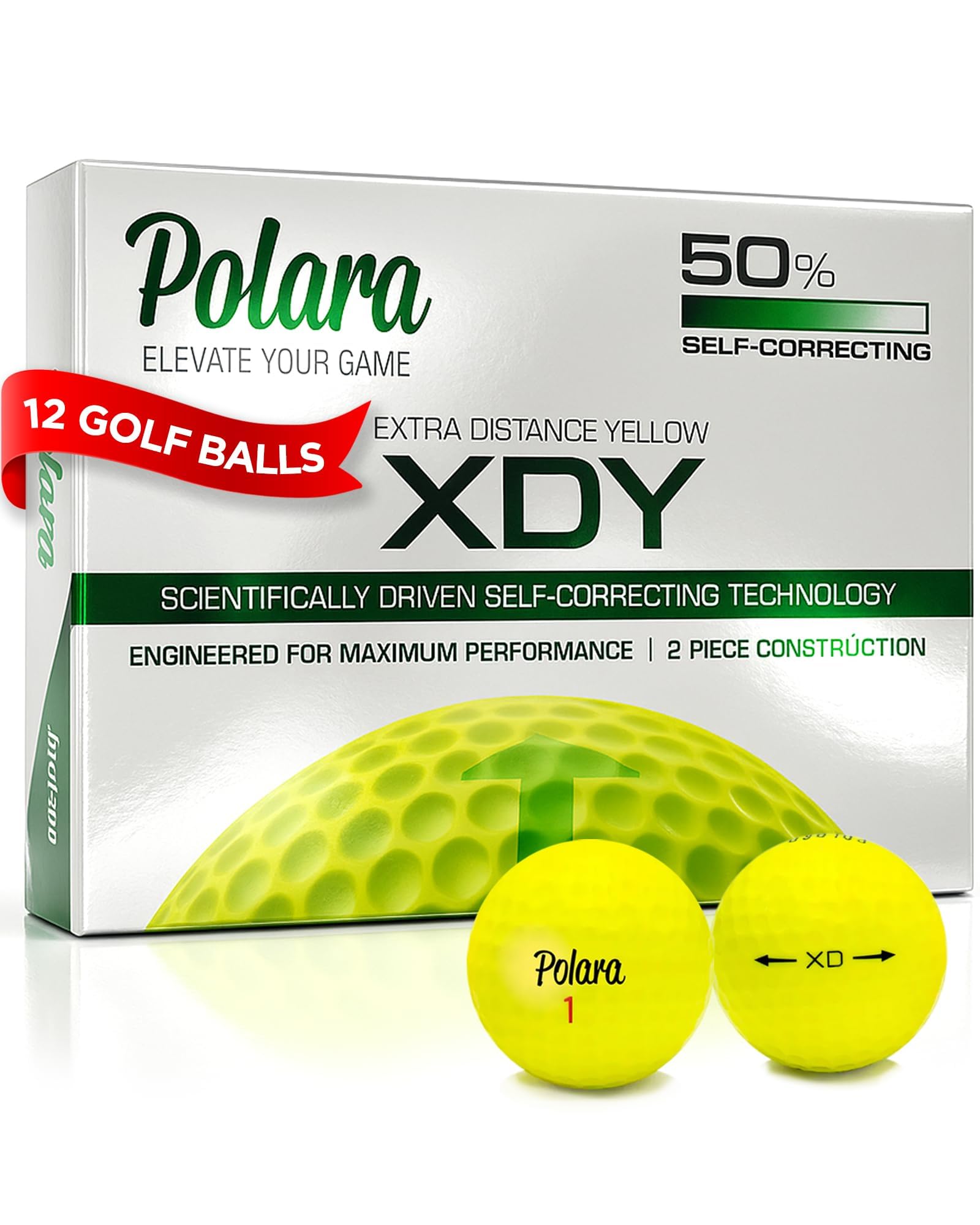 - Self-Correcting Golf Balls – Soft Feel, Anti-Slice & Hook Correction, Exceeds USGA Limits, Dimple Pattern, High-Performance Balls for Men & Women