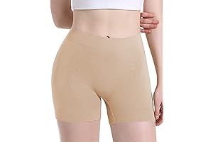 Slip Shorts for Women Under Dresses, Seamless Boyshorts Panties Smooth Soft Anti-chafing Shapewear Shorts