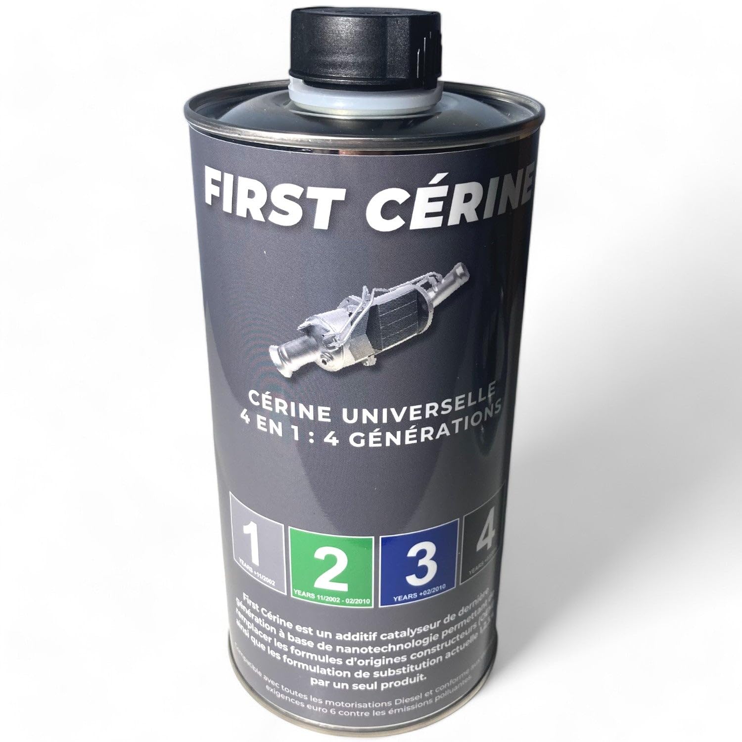 1L Bidon Additif FAP Cérine Eolys UNIVERSEL avec Tuyau Remplissage compatible pour Berlingo III C3 II C4 Cactus C4 Grand Picasso C4 Picasso C-Elysse DS5 2008 208 301 5008 Partner III
