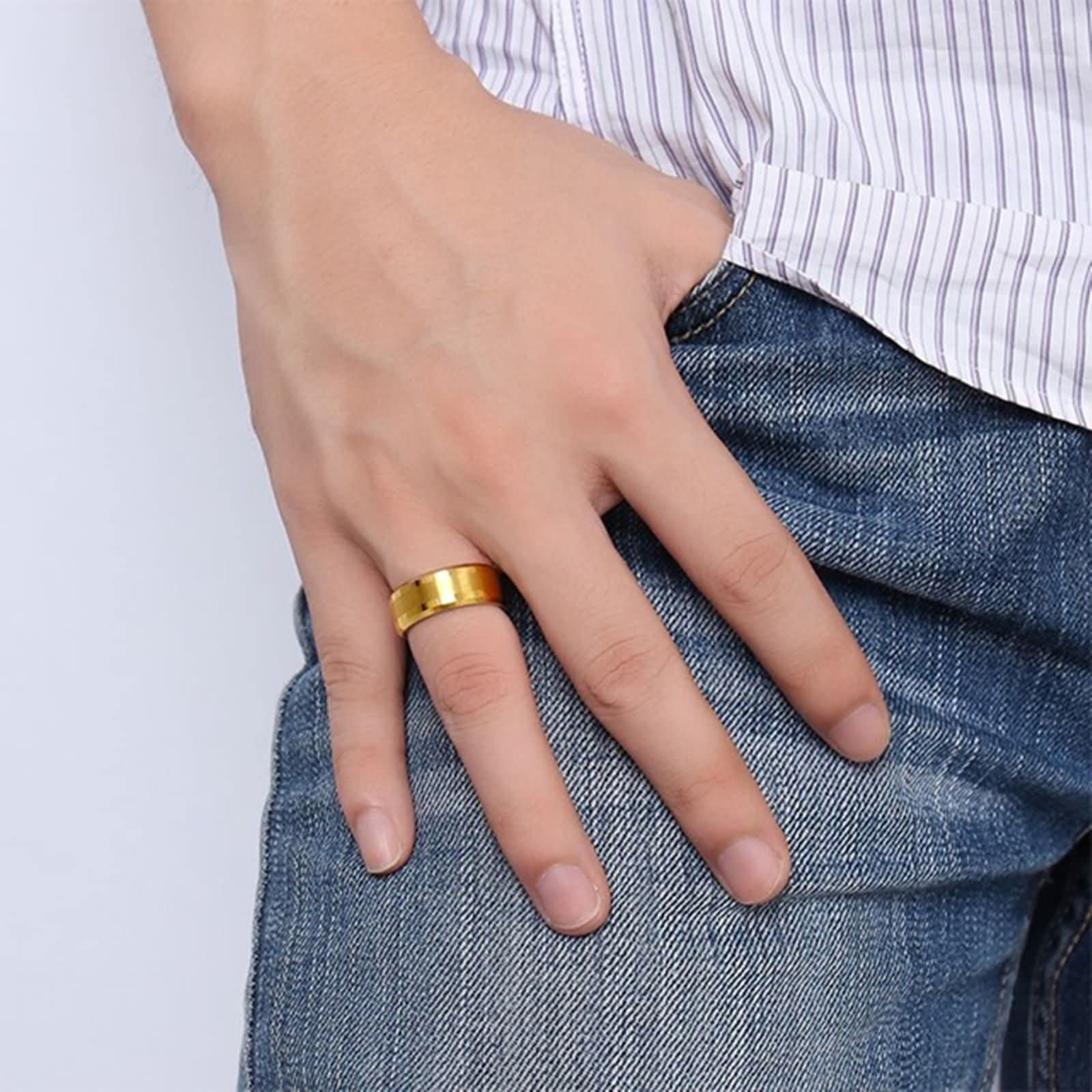 Anelli Personalizzati con Nome,Anello Carbide Tungsteno Argento Oro Anello Rotondo Anello Coppia Matrimonio