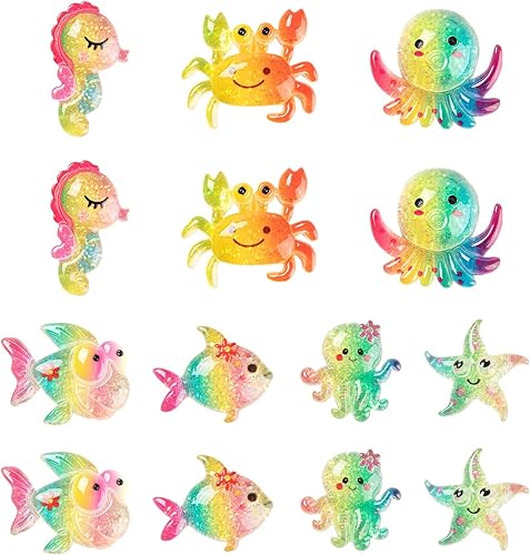 Encantos de cabujón de cangre, Resina, Resina