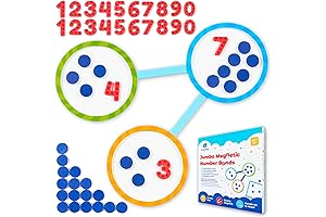75 PCS Magnetic Number Bonds Set: Enhance Math Learning through Play!