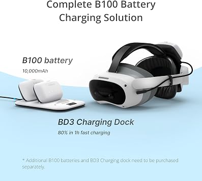 BOBOVR P4U Strap with Battery Upgrade Combo Compatible with Pico4 Ultra/Ultra Enterprise Accessories
