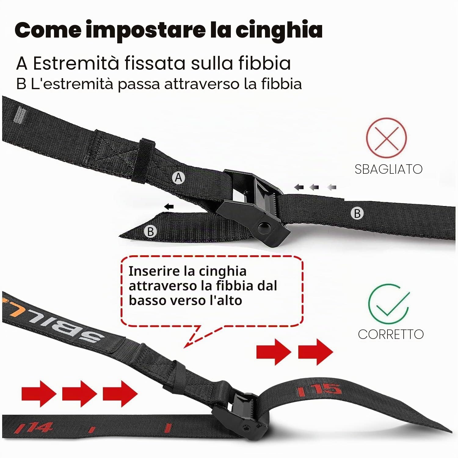 5BILLION Anelli Ginnastica Legno - Fitness Anelli Palestra con Regolabili Lunghi Fibbie Cinghie - Allenamento per Palestra di Casa & Fitness - Grande per Il Muscolo Up, Pull Up & Training Muscolare