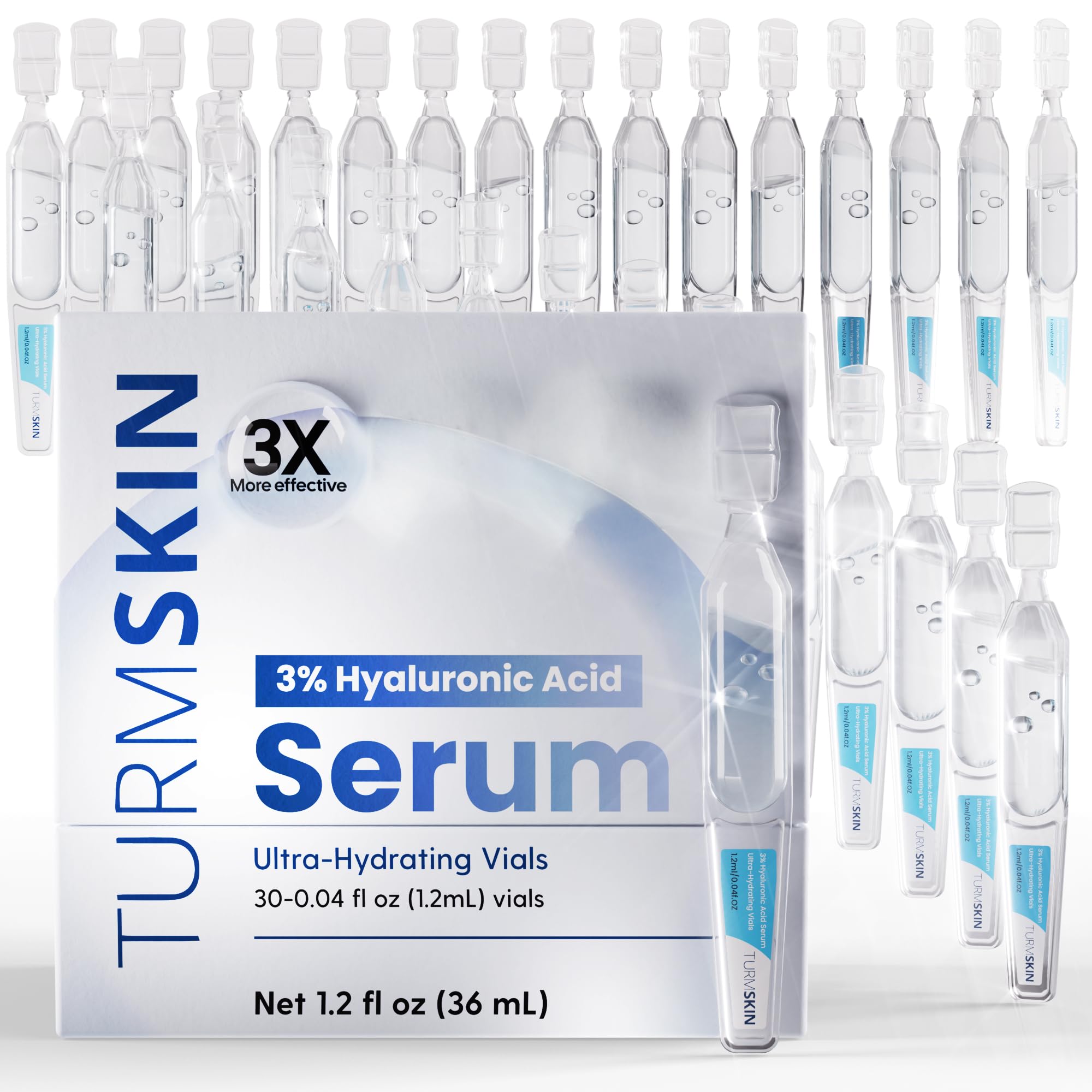 Amazon.com: TURMSKIN® Hyaluronic Acid Serum Ampoules [ULTRA
