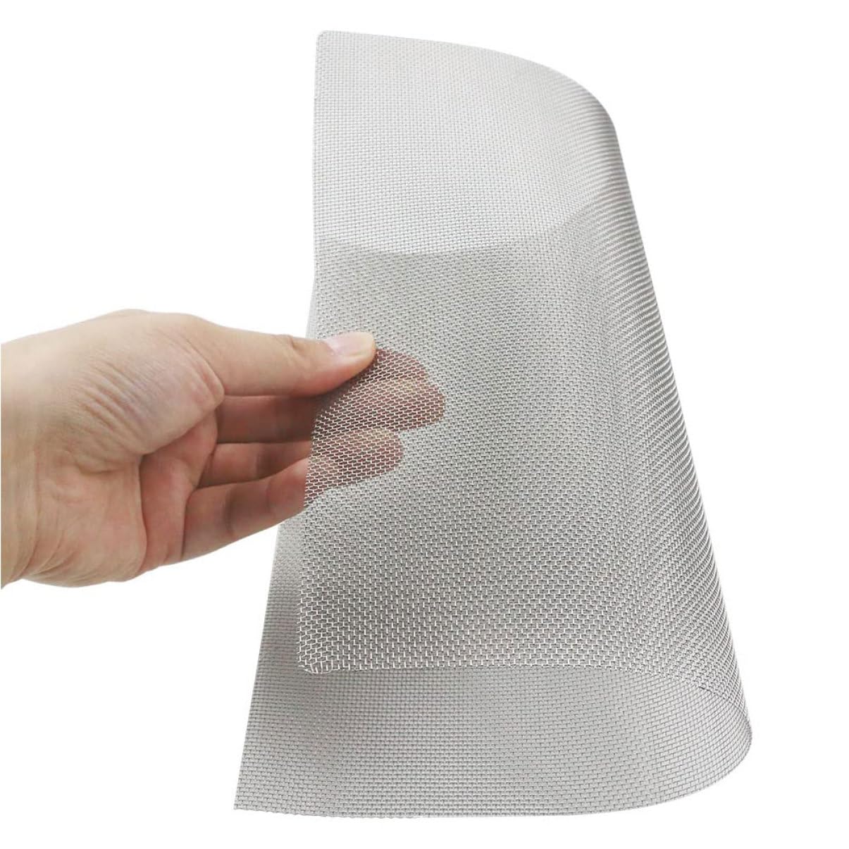 Ciieeo 16pcs Stainless Steel Mesh Screen: 20x15cm Car Bumper Repair Welding Kit Reinforcing Mesh for Hole Repairs Easy to Cut for DIY Projects