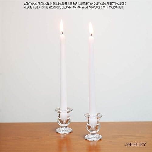 Miniatura 7 de Hosley Juego de 96 portavelas cónicos de vidrio de 2.5 pulgadas de alto, regalo ideal para bodas, fiestas, reiki, meditación O3