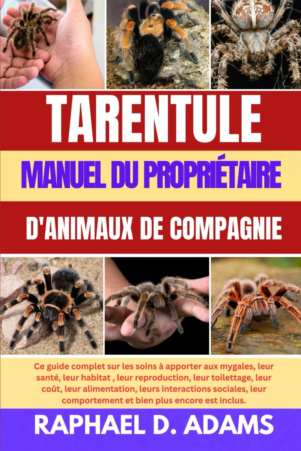 TARENTULE MANUEL DU PROPRIÉTAIRE D'ANIMAUX DE COMPAGNIE