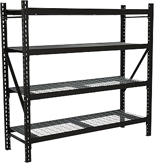 Ironton 4-Tier Industrial Steel Shelving Unit, 8,000-Pound Load Capacity...