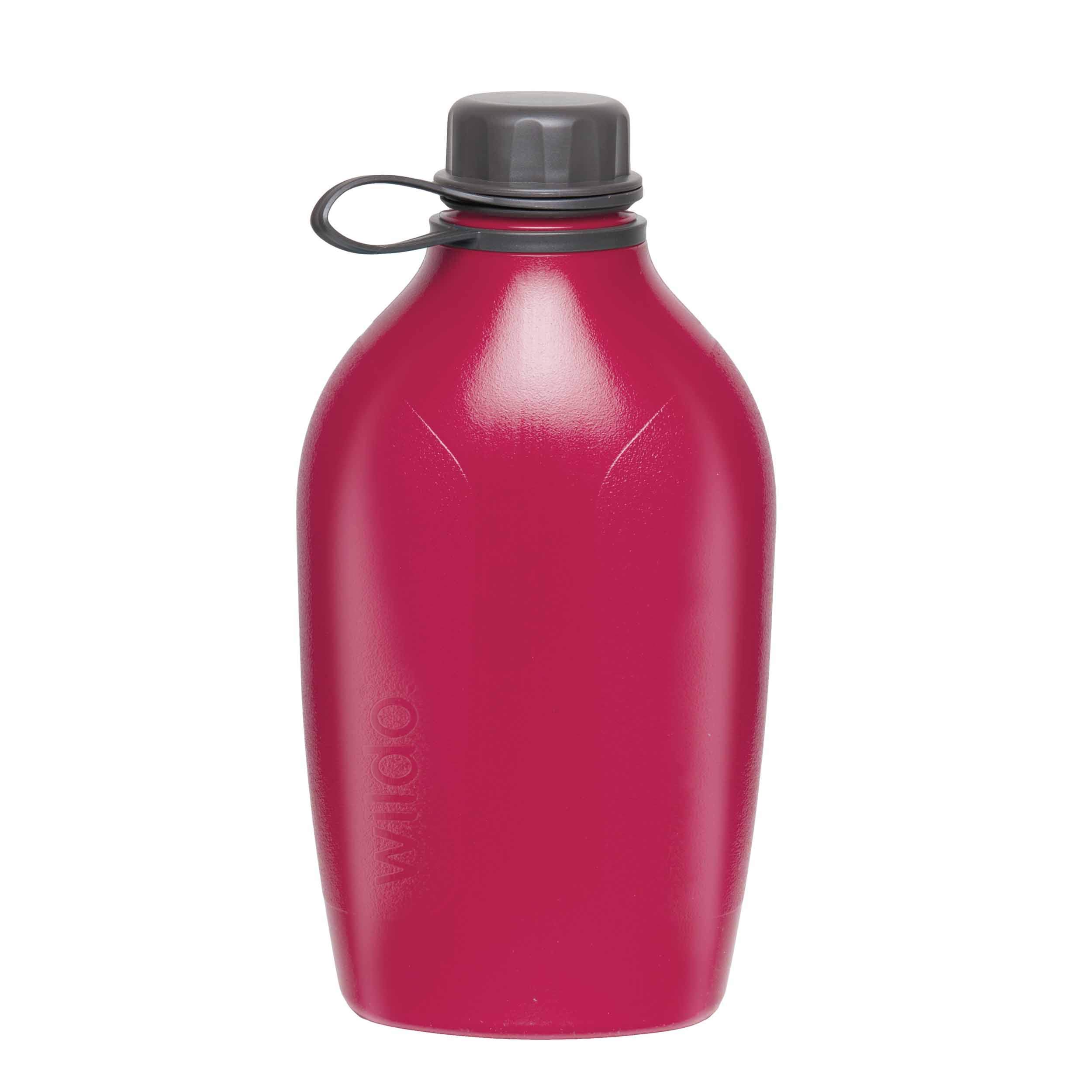 Wildo Explorer 1L Green Water Bottle, Raspberry