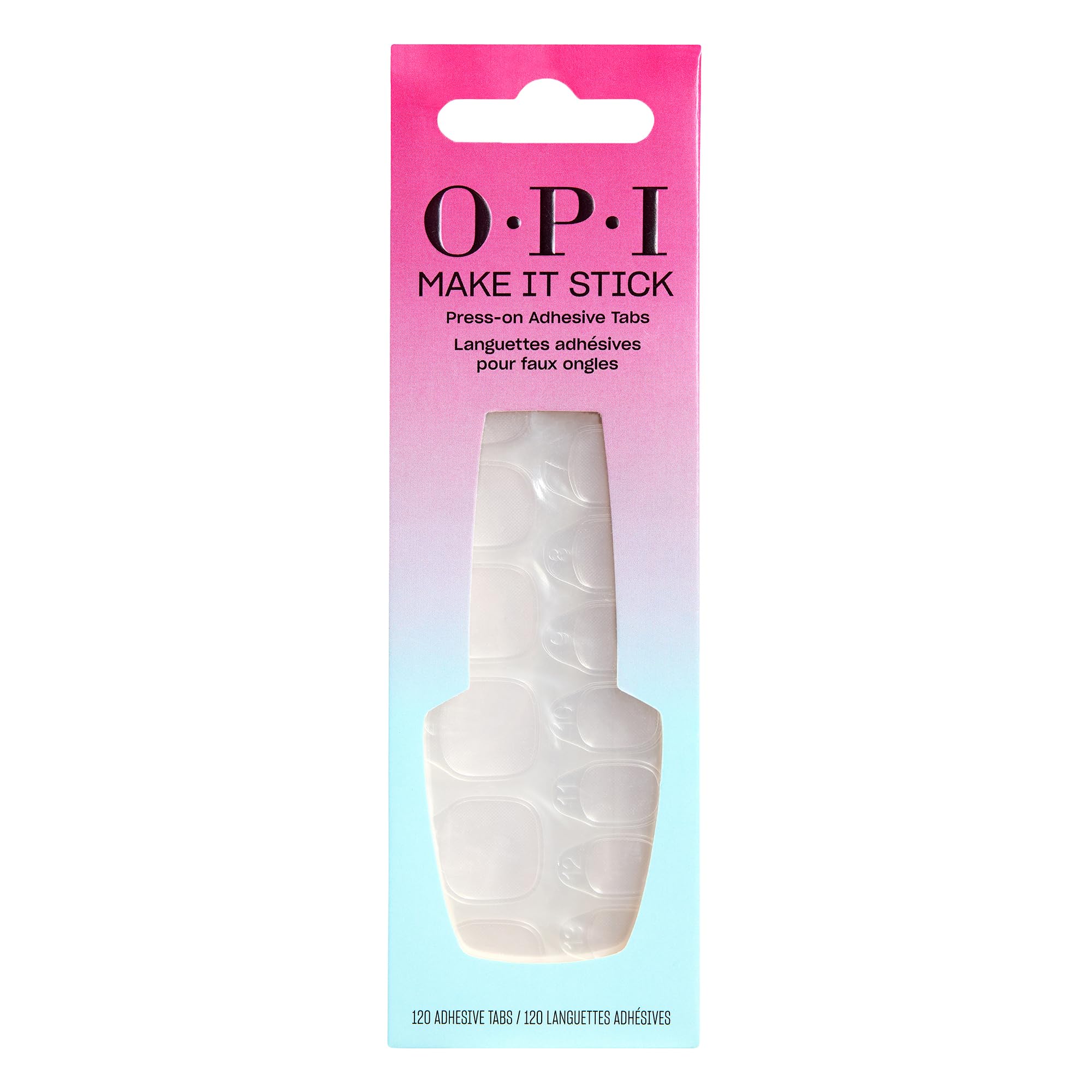 OPI Make It Stick | Nail Adhesive Press-On Tabs | Up to 14 Days of Wear