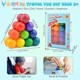 2PCS Sensory Fidget Toys for Adults Kids Teens, Easter Basket Egg Stuffers for Toddlers Boys Girls,Easter Present for Kids,Stress Balls ADHD Tools Autism Toys ,Travel Toys for Ages 5-7 8-13(I)