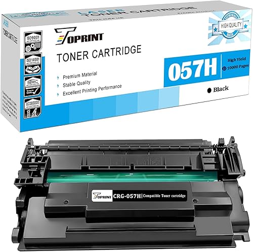 TOPRINT Cartucho de tóner compatible 057H (057) alto rendimiento 10000 páginas para Canon LBP236dw MF445dw LBP226dw MF455dw MF448dw MF449dw MF443dw