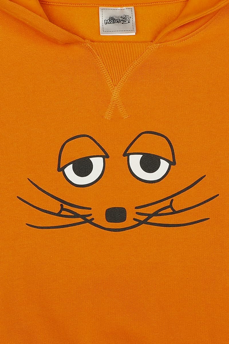 Die Sendung mit der Maus Die Maus Unisex Kapuzenpullover orange