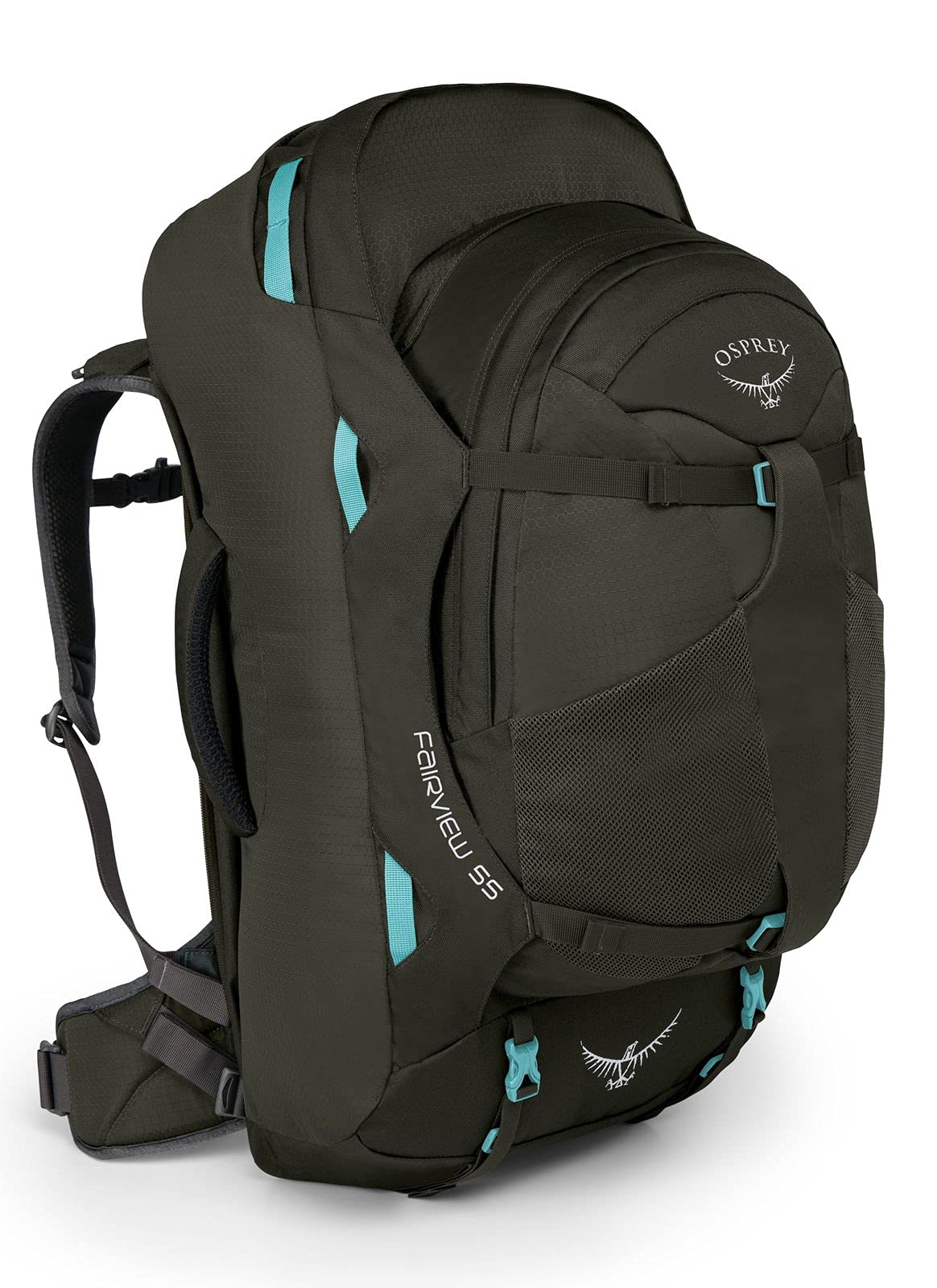 Osprey Fairview 55L Women's Travel Backpack, Misty Grey, WS/M